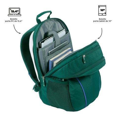 Mochila Hombre Totto Porta Notebook Cambri Bistro Green-4