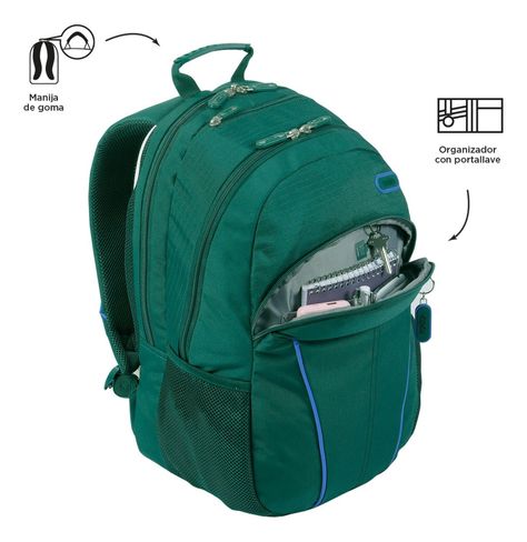 Mochila Hombre Totto Porta Notebook Cambri Bistro Green-5