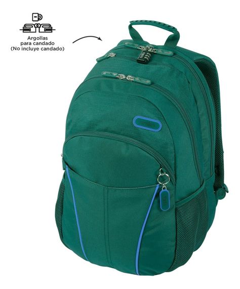 Mochila Hombre Totto Porta Notebook Cambri Bistro Green-6