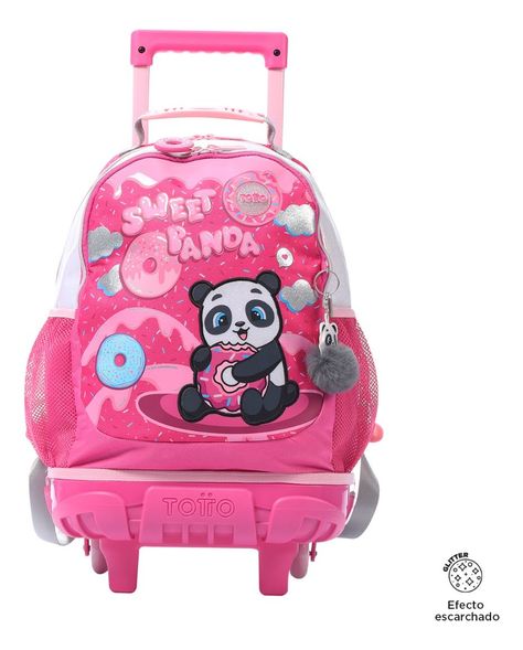 Totto Mochila Escolar Ruedas Impermeable Rpet para Niños-0