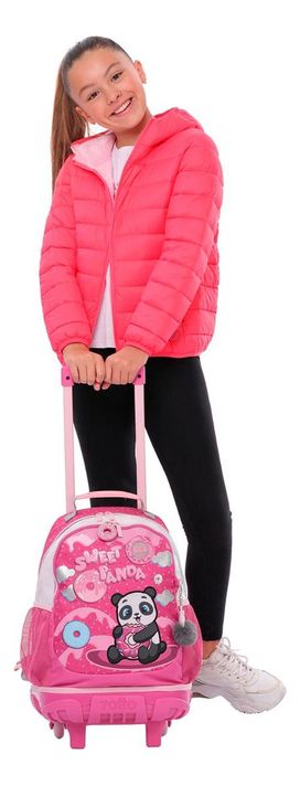 Totto Mochila Escolar Ruedas Impermeable Rpet para Niños-1