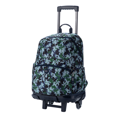 Kit Escolar Totto: Mochila + Estuche + Lonchera Resistente Azul-1