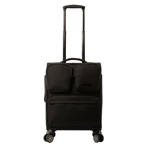 Maleta de Cabina Viaje Chica 360 Canvas de 10 kilos Negra Totto-0