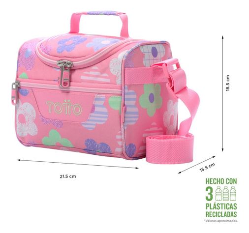 Totto Lonchera Térmica Escolar Niña Rpet Impermeable Eco002-1