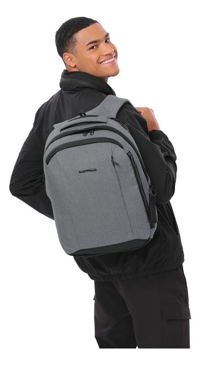 Mochila Notebook Ejecutiva Totto Hombre Classic Hexa 17 L -5