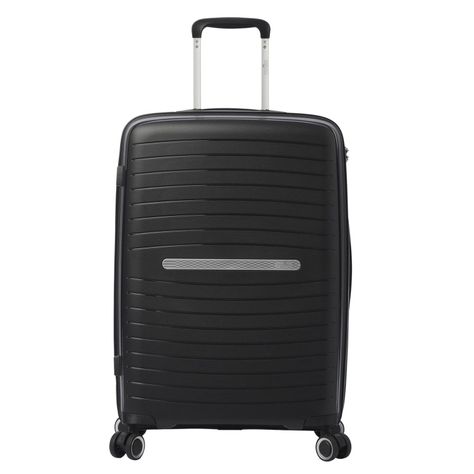 Maleta de Viaje Mediana 23 Kg 360 Wave Negra Totto-0