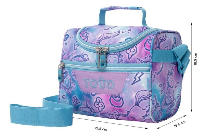 Totto Lonchera Térmica Escolar Niña Rpet Impermeable Piz242-2