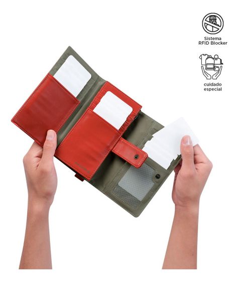 Billetera Rfid Block Totto Mujer Organizador Tarjeta STY24242-2