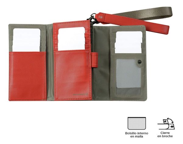 Billetera Rfid Block Totto Mujer Organizador Tarjeta STY24242-3
