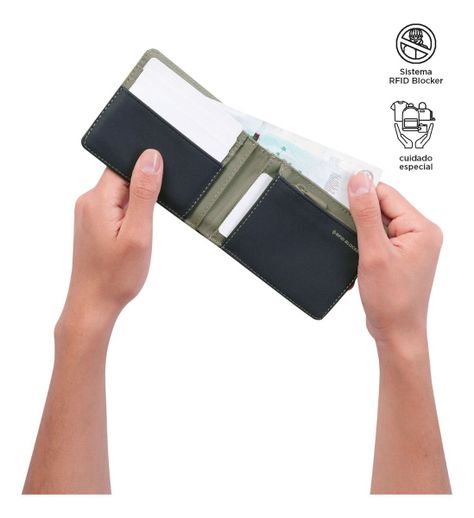 Totto Billetera Tarjetero RFID Hombre Blocker Grande Vli24255-2