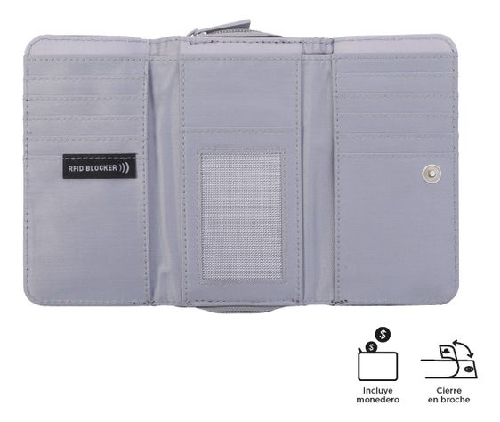 Totto Billetera y Tarjetero RFID Blocker Casual Mujer Ind82650-2