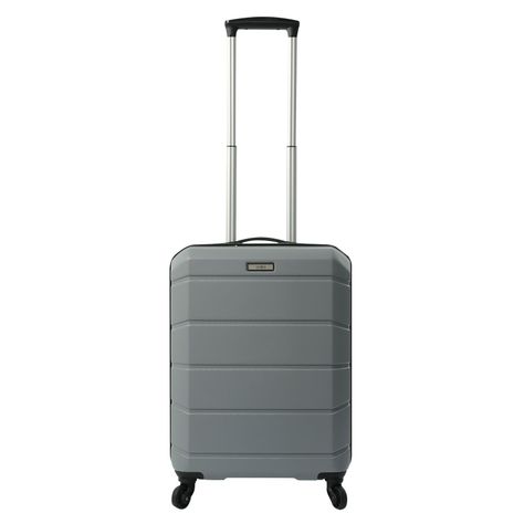 Maleta de Cabina Viaje Chica 360 Rayatta de 10 kilos Gris Totto-0