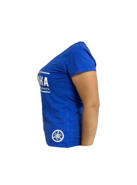 Polera De Mujer Manga Corta Yamaha Fact Racing Azul-1