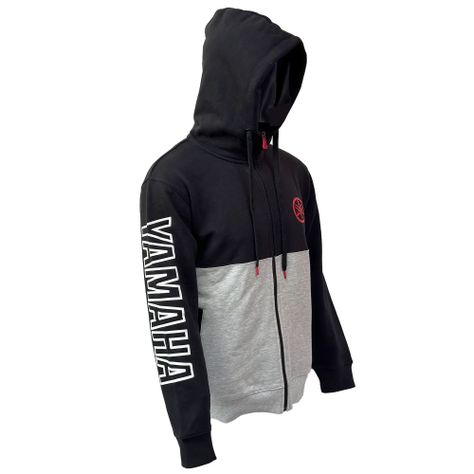 Polerón De Hombre Manga Larga Hood Negro Gris-1