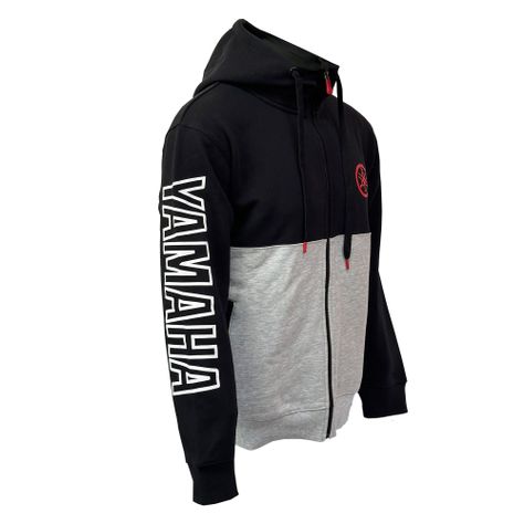 Polerón De Hombre Manga Larga Hood Negro Gris-4