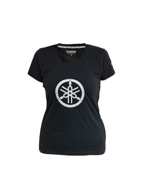 Polera De Mujer Manga Corta Yamaha Diapasón Negro-0