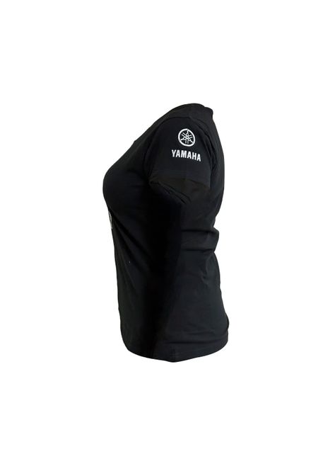 Polera De Mujer Manga Corta Yamaha Diapasón Negro-1