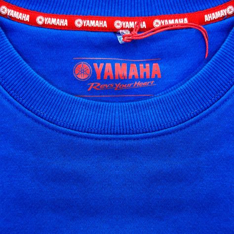 Polerón De Hombre Manga Larga Yamaha Basic Azul-1