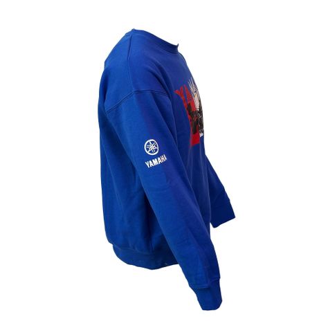 Polerón De Hombre Manga Larga Yamaha Basic Azul-2