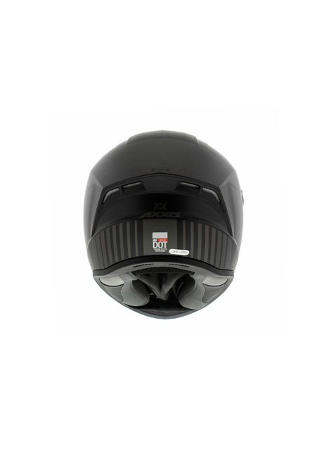 Kit Casco axxis draken s mp4 Negro + Visor Ahumado-1