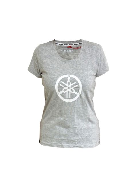 Polera De Mujer Manga Corta Yamaha Diapasón Gris-0