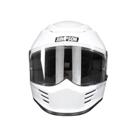 Casco de moto Simpson Speed Blanco-0