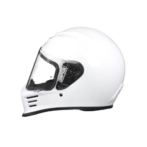 Casco de moto Simpson Speed Blanco-1