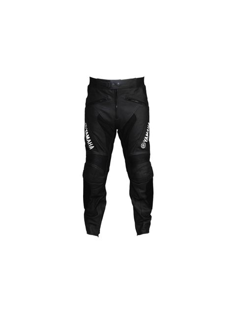 Pantalón Para Moto De Cuero Yamaha-0