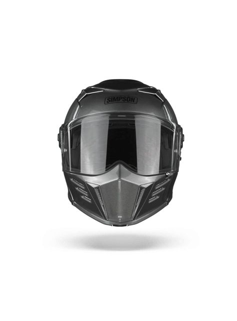 Casco de moto Simpson Darksome Gunmetal-0