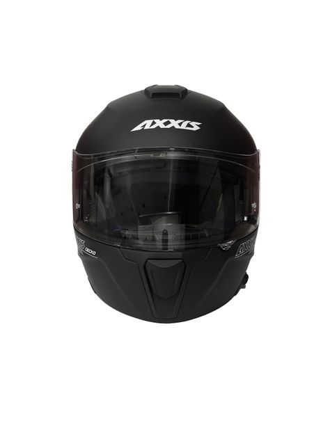 Casco Axxis Gecko Sv Solid A1 Negro Mate-2
