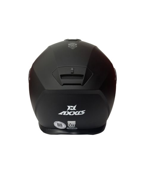 Casco Axxis Gecko Sv Solid A1 Negro Mate-3