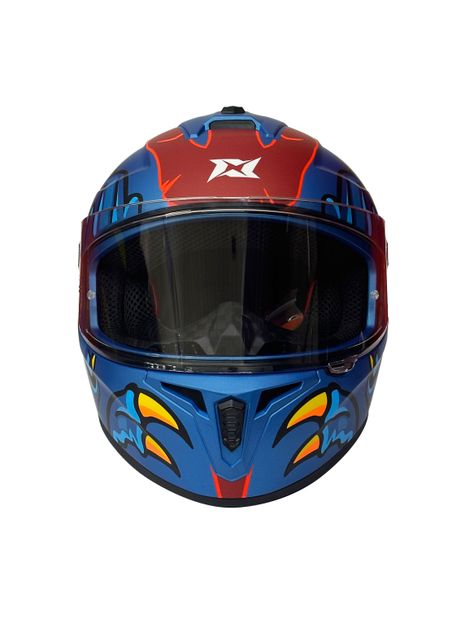 Casco Axxis Draken S Dinotoon C7 Azul Mate-1