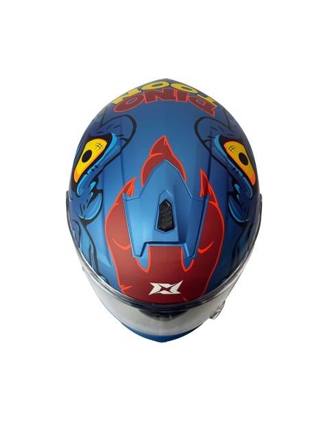 Casco Axxis Draken S Dinotoon C7 Azul Mate-2