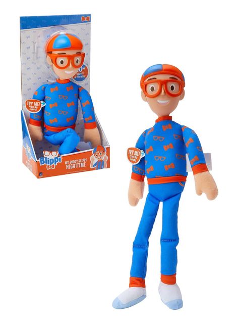 Muñeco Blippi Mi Amigo Interactivo Para Ir A Dormir de Intek-0