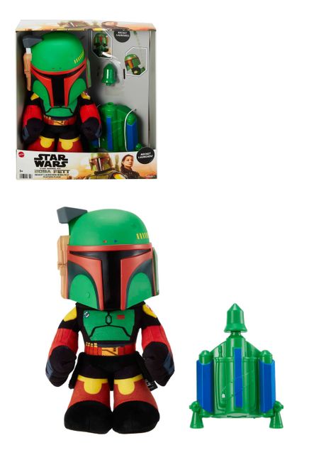 Peluche Boba Fett Star Wars The Mandalorian de Mattel-0