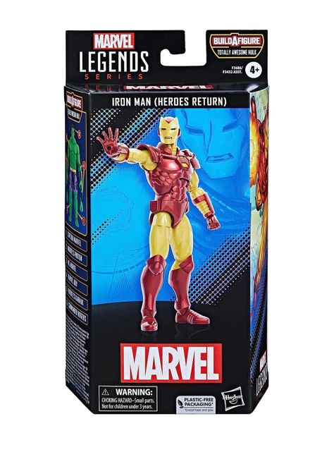 Figura de Acción Coleccionable de Marvel Legends Series Iron Man (heroes Return) de Hasbro-3