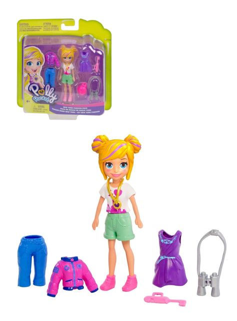 Muñeca Polly Pocket Pack de Modas de Nueva York de Mattel-0