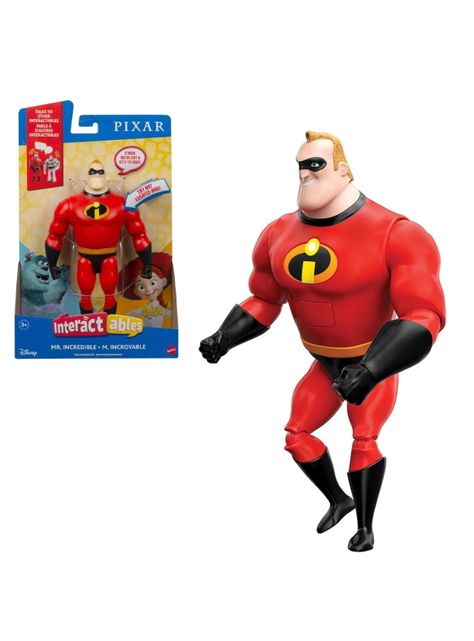 Figura Mr. Increíble de la Película de Los Increíbles de Disney Pixar de Mattel-0