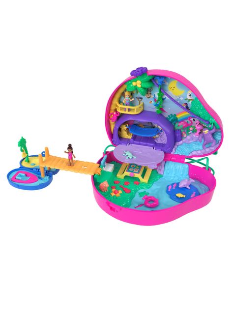 Muñeca Polly Pocket Estuche De Bolso 2 En 1 Familia De Perezosos de Mattel-1