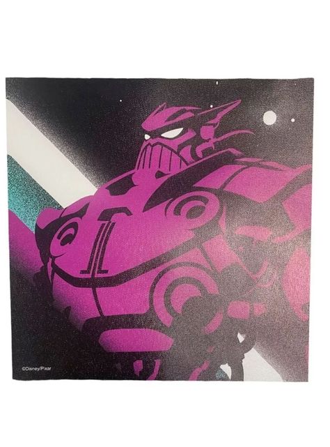 Cuadro Decorativo Infantil Niño Canvas 30x30 Cms Lightyear Emperador Zurg-0