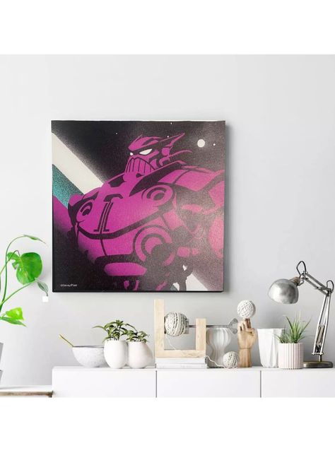 Cuadro Decorativo Infantil Niño Canvas 30x30 Cms Lightyear Emperador Zurg-1