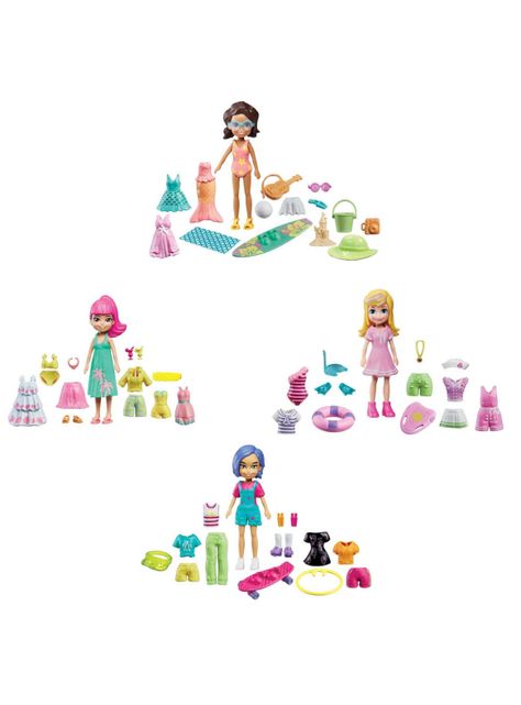 Set de Muñeca de Polly Pocket Super Kit de Moda Acuático de Mattel-2