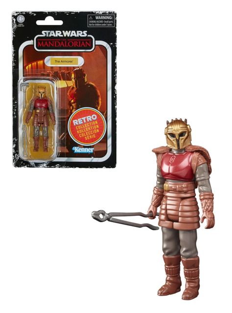 Figura Coleccionable The Armorer The Mandalorian Star Wars Retro Collection de Hasbro-0