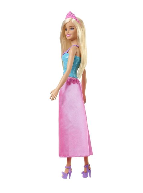 Muñeca Barbie Fantasía Princesa Vestido Azul Y Rosa de Mattel-1