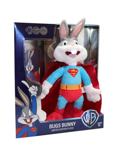Peluche Bugs Bunny Superman 35 Cm 100 Años de Warner Bross de HeadStart-2