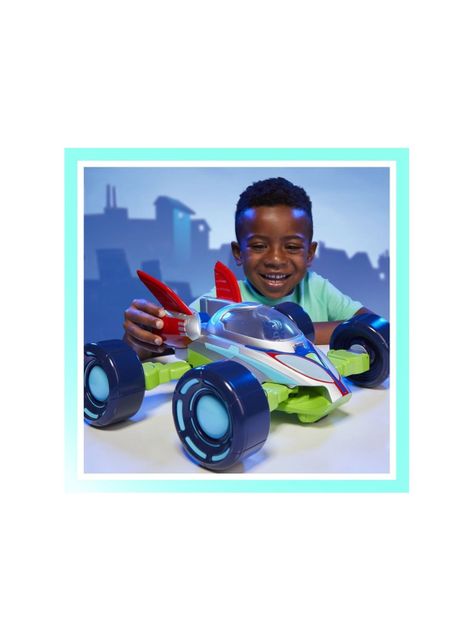 Figura De Acción Pj Masks Power Heroes Pj Explorador de Hasbro-2