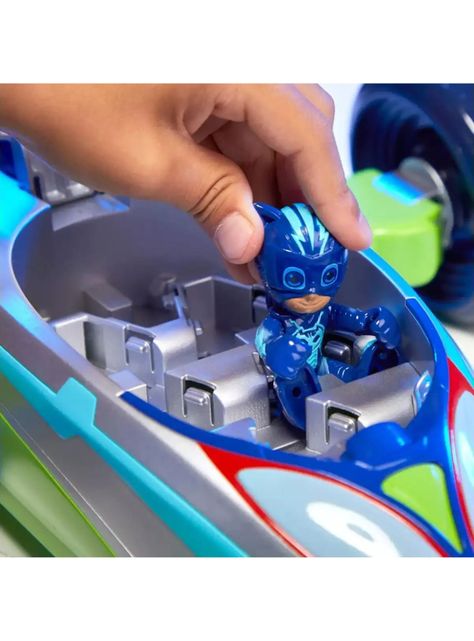 Figura De Acción Pj Masks Power Heroes Pj Explorador de Hasbro-4