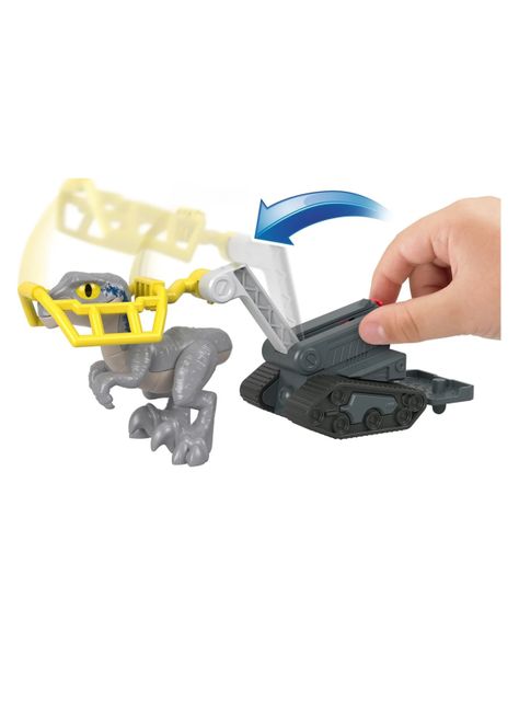 Dinosaurio Captura al Velociraptor Blue de Jurassic World de Imaginext-1