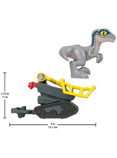 Dinosaurio Captura al Velociraptor Blue de Jurassic World de Imaginext-2