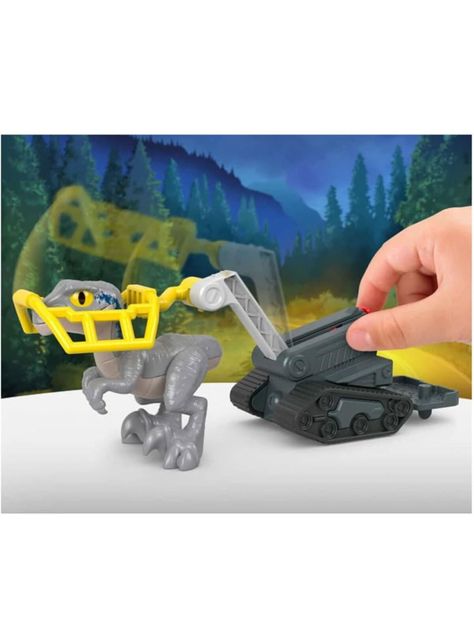 Dinosaurio Captura al Velociraptor Blue de Jurassic World de Imaginext-4